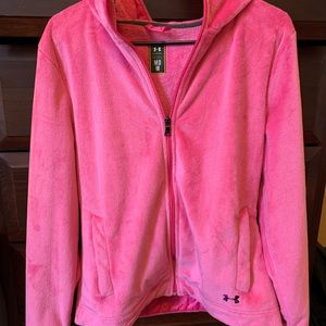 Pink Fleece Under Armor Jacket